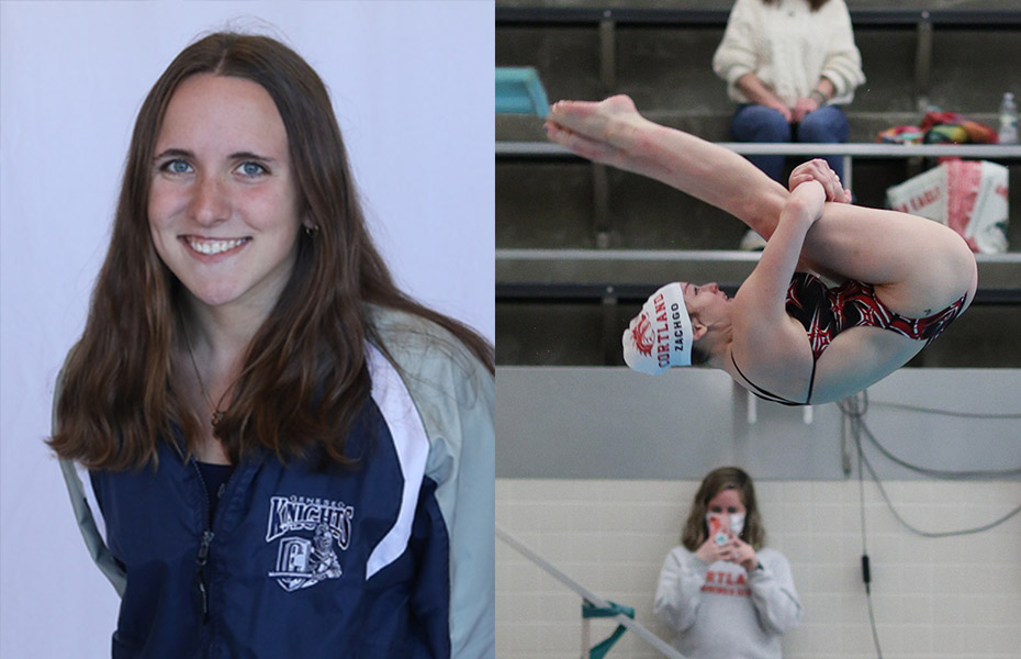 DiGiovanni and Zachgo Earn SUNYAC Women's Swimmer and Diver of the Week