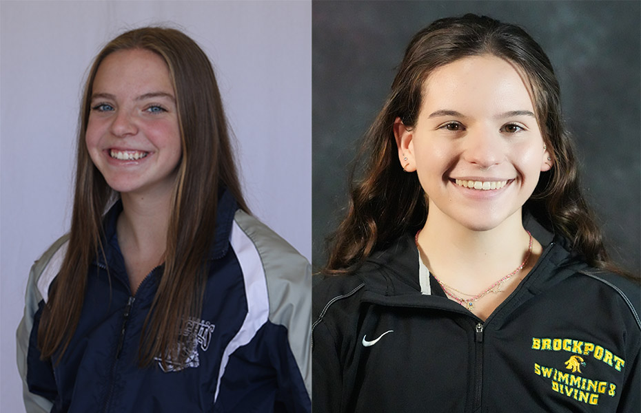 Sposili and Rossi Tabbed SUNYAC Women's Swimmer and Diver of the Week