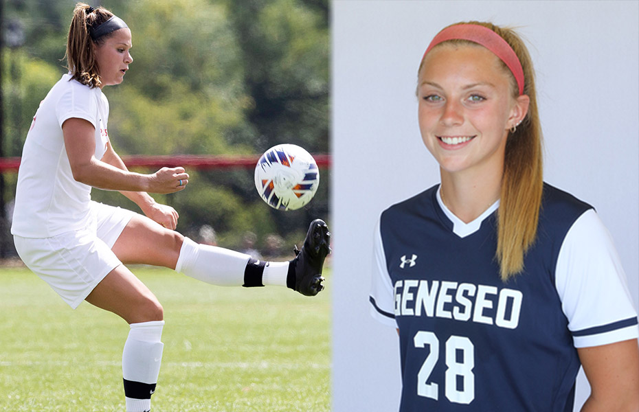 Villemaire and Scheidweiler Earn SUNYAC Women's Soccer Athlete of the Week Honors