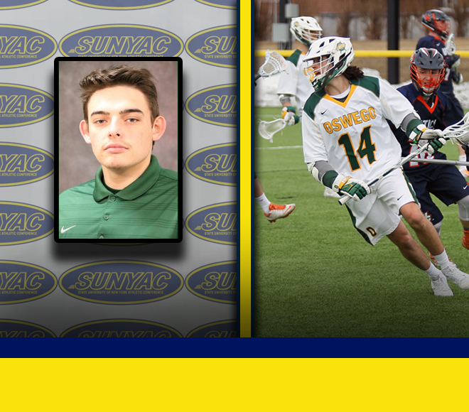Emerson and Meyers selected as Men's Lacrosse Athlete and Goalie of the Week