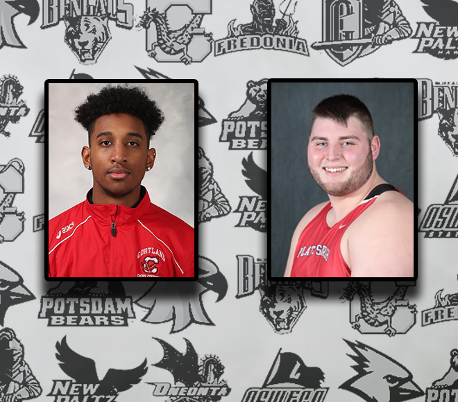 SUNYAC Men's Outdoor Track & Field Athletes of the Weeks announced