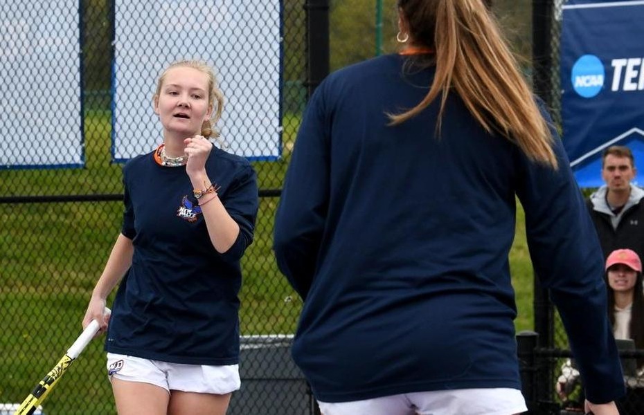 New Paltz Women's Tennis Sweep Mt. Saint Mary's of Maryland, Advance to Second Round of NCAA Tournament