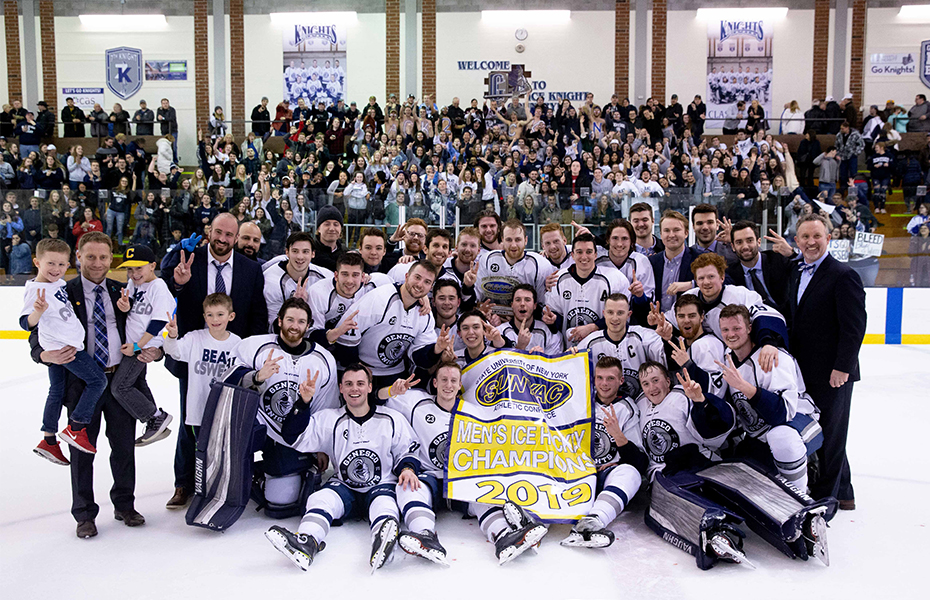 Geneseo takes 2019 SUNYAC ice hockey crown