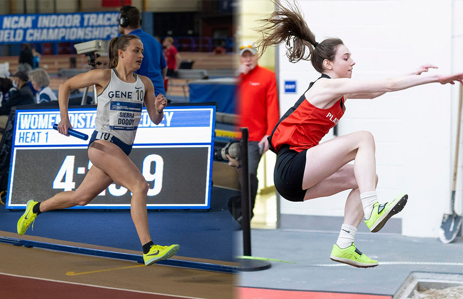 Doody and Bergé Take SUNYAC Women's Indoor Track and Field Weekly Honors