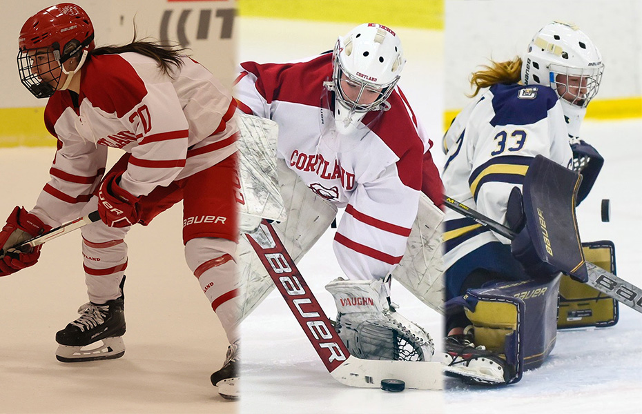 O'Brien, Goergen and Lenihan Take SUNYAC Women's Ice Hockey Weekly Awards