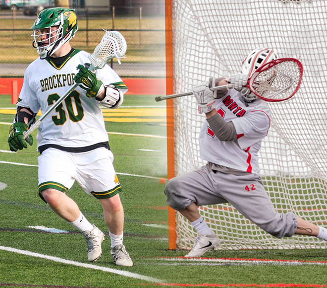 Recor and Flynn selected as Men's Lacrosse Athlete and Goalie of the Week
