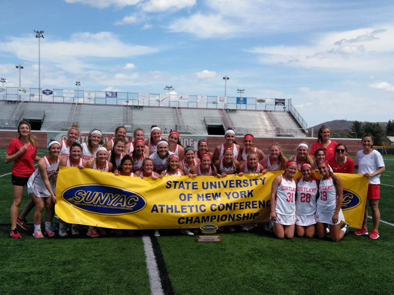 Cortland Women's Lacrosse Wins 2018 SUNYAC Title