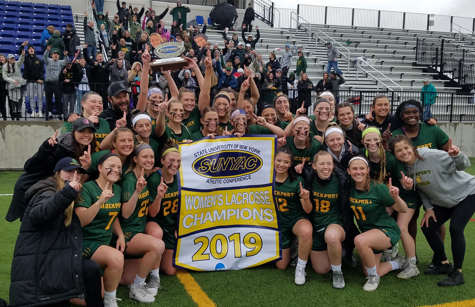 Brockport crowned as 2019 Women's Lacrosse conference champions