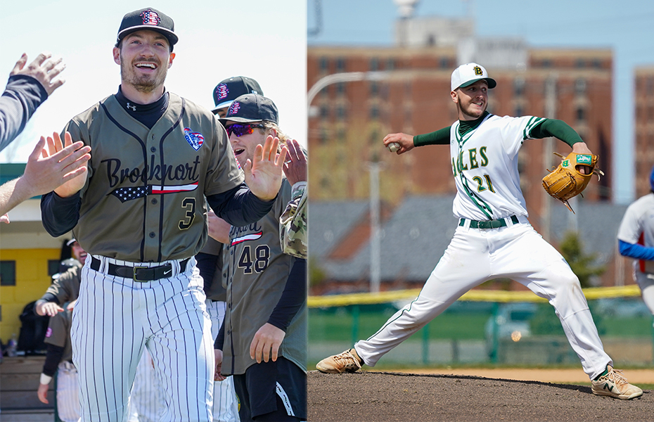 Brockport's Kretzler and McGowan announced as PrestoSports Baseball Athlete and Pitcher of the Week