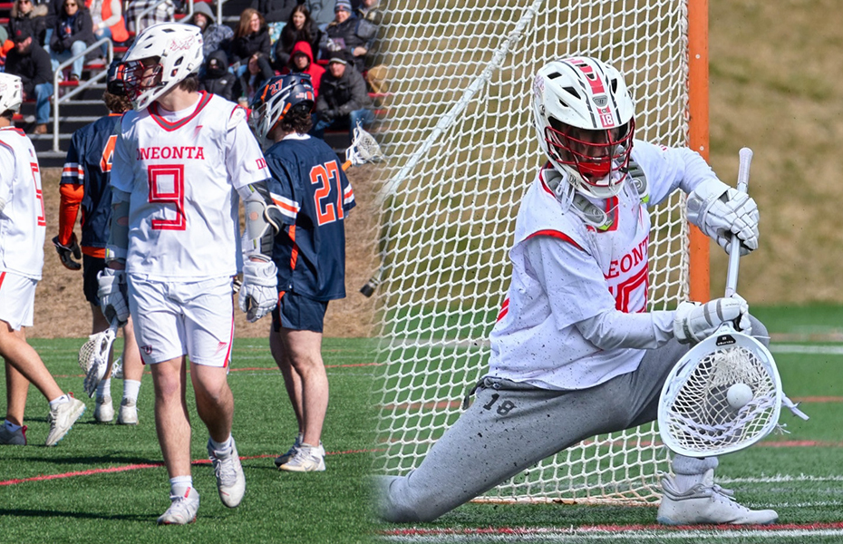O'Neil and Boukas Named SUNYAC Men's Lacrosse Athletes of the Week