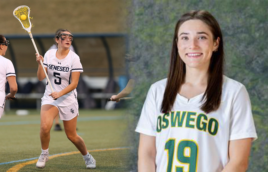 Reina and Ruschin Tabbed SUNYAC Women's Lacrosse Athletes of the Week
