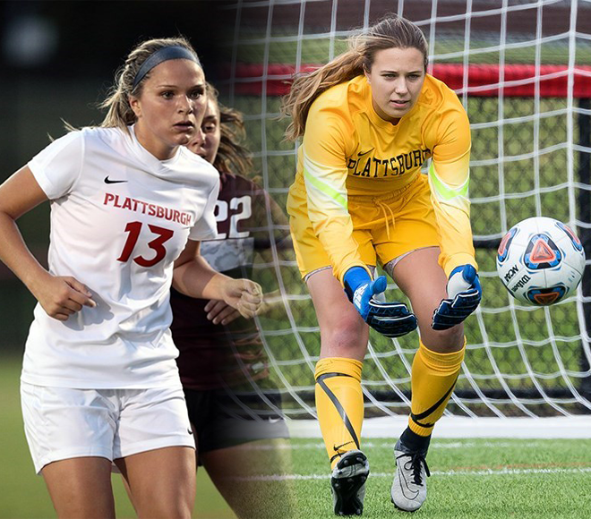Villemaire and Adams named Women's Soccer Athletes of the Week
