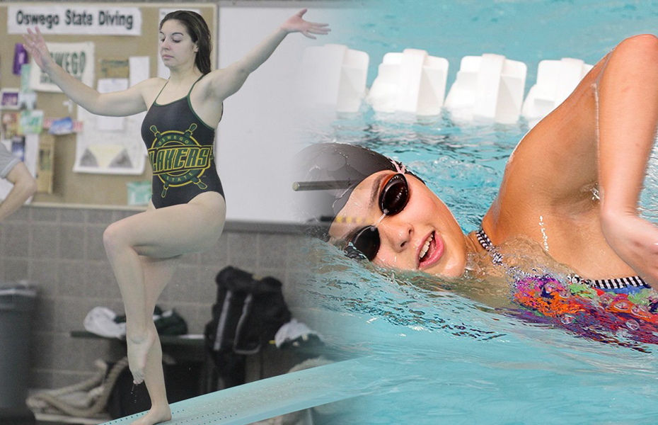 SUNYAC selects Coombs, Frascatore as Women's Swimming and Diving Athletes of the Week