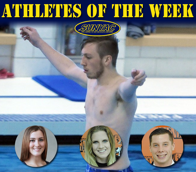 Swimming and Diving Athletes of the Week Selected