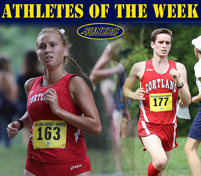 SUNYAC Honors Schumann and Ryan as cross country athletes of the week