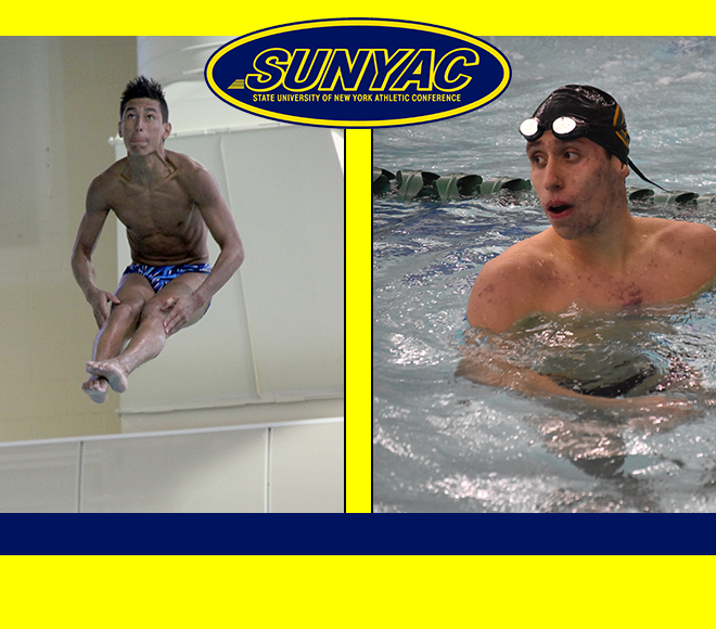 SUNYAC selects first Men's Swimming and Diving Athletes of the Week