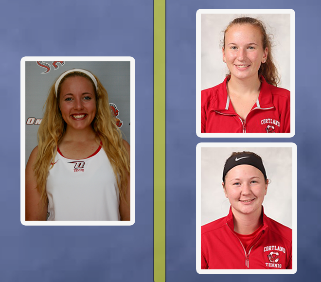SUNYAC selects Singles and Doubles Tennis Athletes of the Week