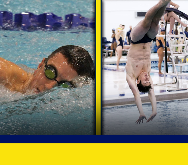 Jones and Randall Selected as Men's Swimming and Diving Athletes of the Week