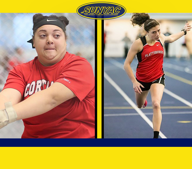 SUNYAC announces this week's Women's Track and Field Athletes of the Week