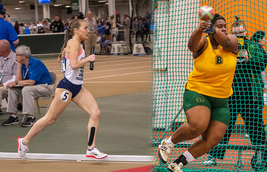 Ardner and Crockett Honored with SUNYAC Women's Indoor Track & Field weekly Awards
