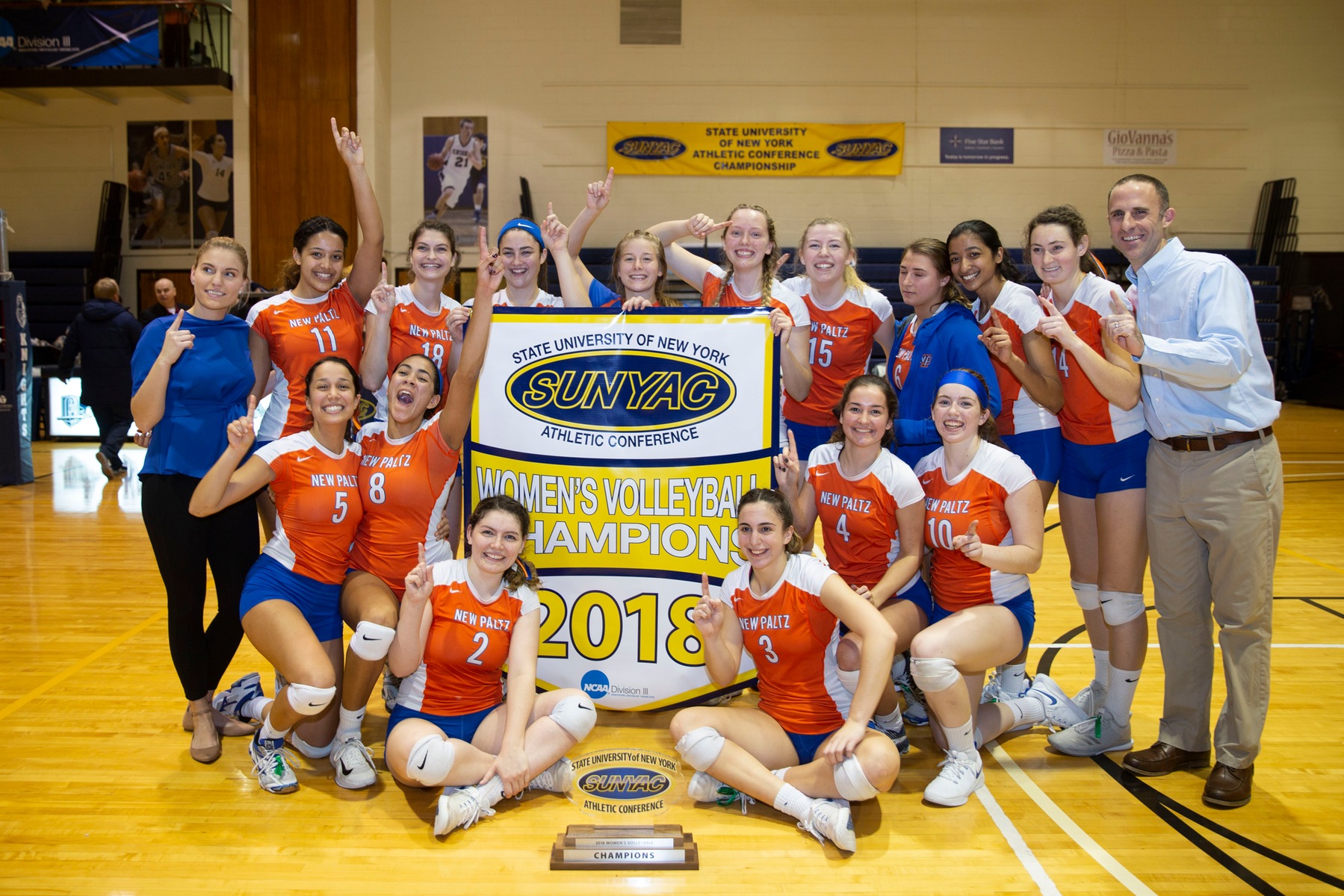New Paltz defeats Geneseo in 2018 SUNYAC volleyball championship