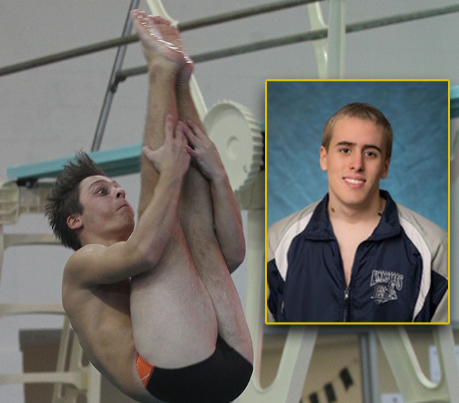 Phelps, Moser honored as Men's Swimming & Diving Athletes of the Week