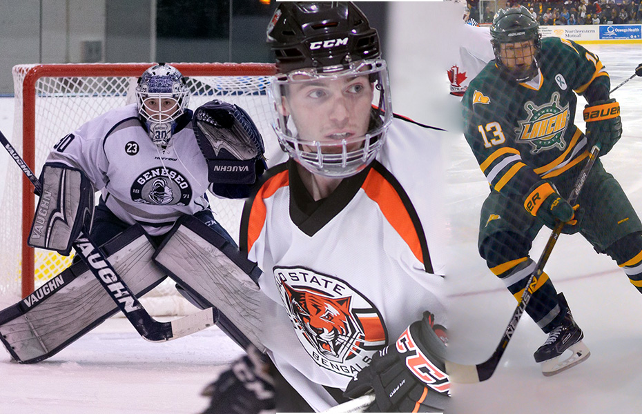 SUNYAC Men's Ice Hockey Athletes of the Week honored