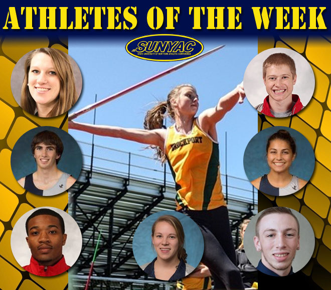 SUNYAC announces Athletes of the Week for Indoor Track & Field and Swimming & Diving