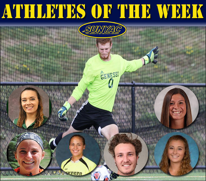 SUNYAC honors athletes for week of Oct 10-16