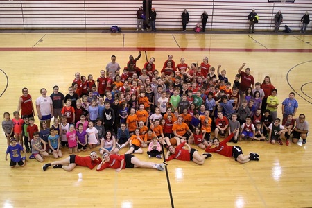 150 Clinton County Youths Attend Skills Clinic Co-Sponsored by Women's Basketball, CCYB