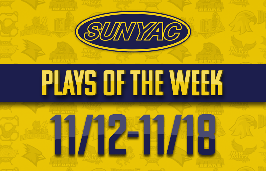 SUNYAC Winter Plays of the Week - Nov. 12-18