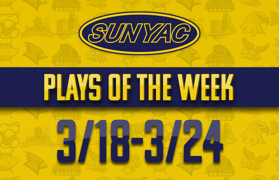 SUNYAC Spring Plays of the Week - Mar. 18-24