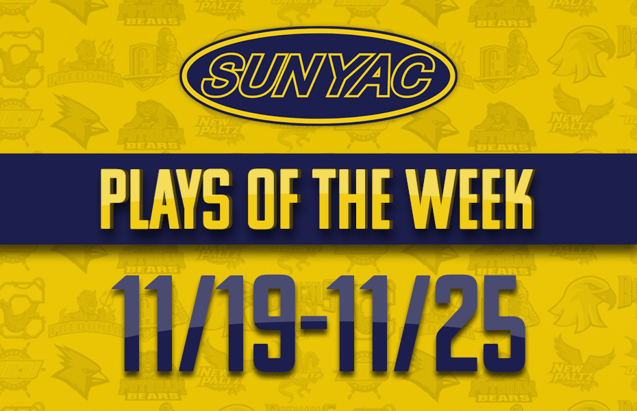 SUNYAC Winter Plays of the Week - Nov. 19-25