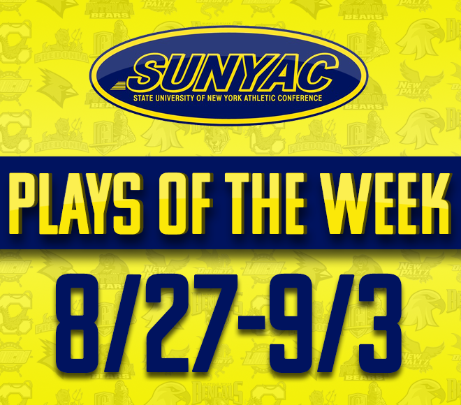 2018 SUNYAC  Fall Plays of the Week - Aug. 27 - Sept. 3