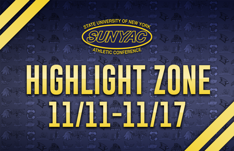SUNYAC Highlight Zone - Nov. 11-17