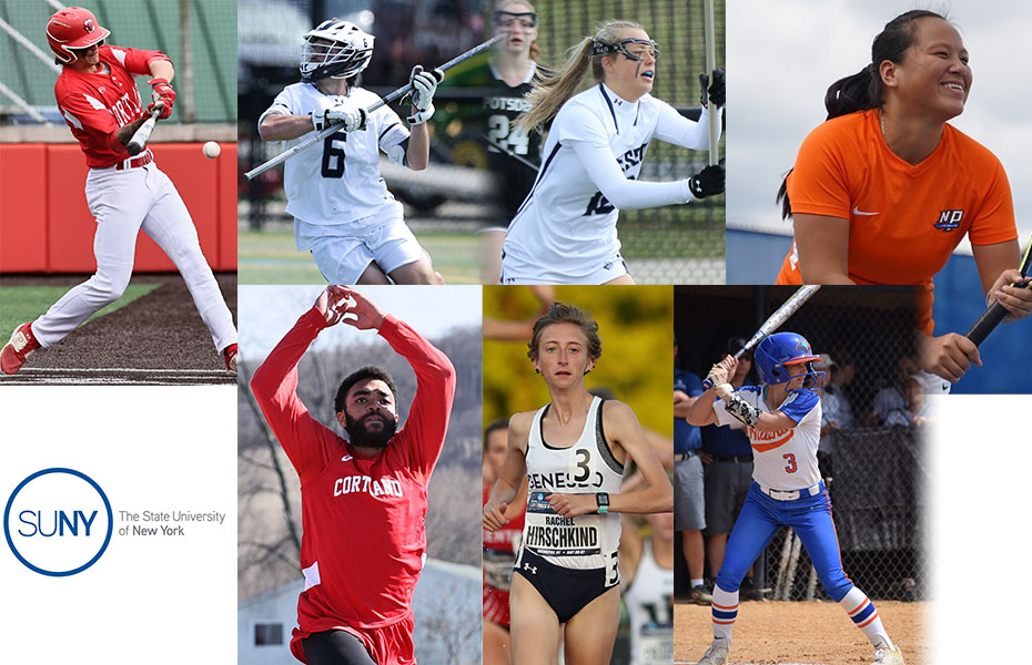 Seven SUNYAC Student-Athletes Earn SUNY Spring Scholar Athlete of the Year Awards