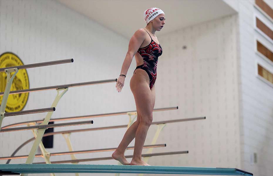 Ashley Zachgo Finishes 21st on 3-Meter Board at NCAA Championships