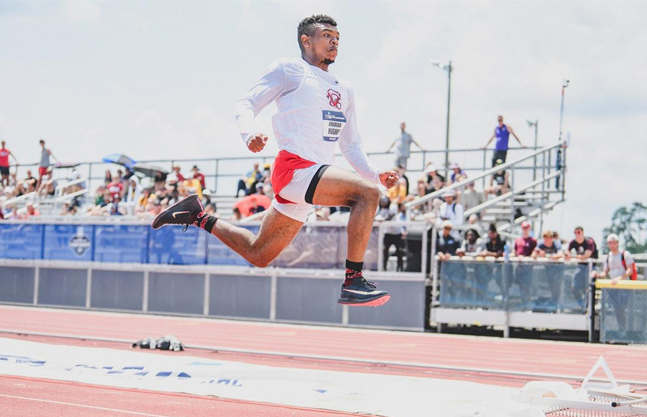 Amarian Hughes Triple Jump All-American with Sixth-Place NCAA Finish