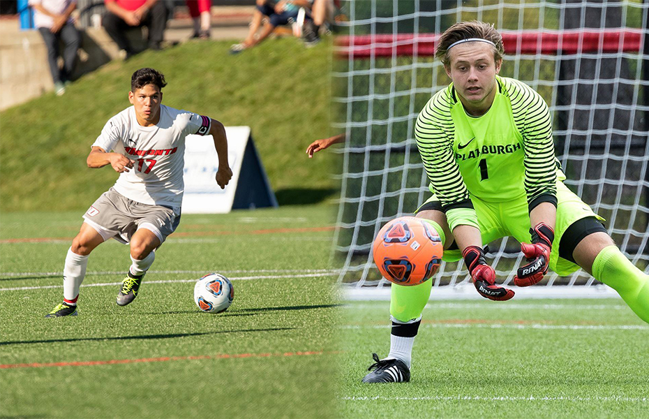Hernandez and Feeley named PrestoSports Men's Soccer Athletes of the Week