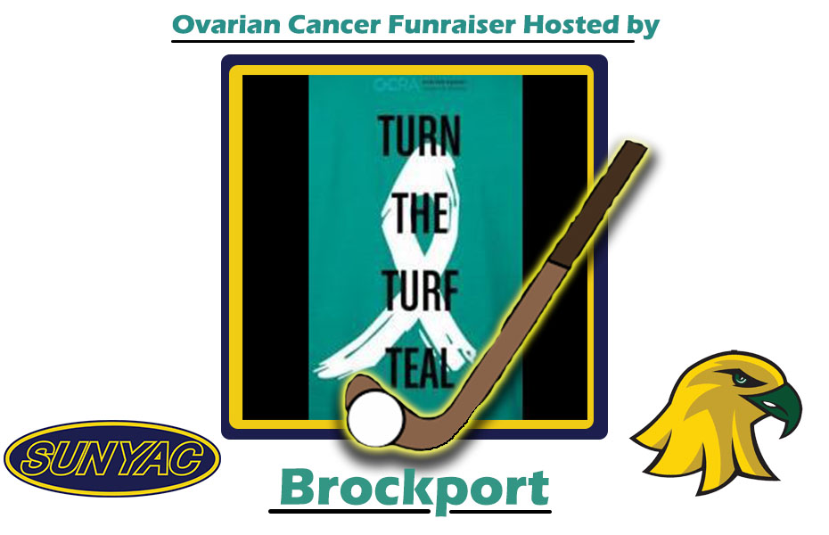 Brockport Field Hockey promotes "Turn the Turf Teal"