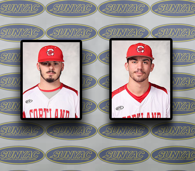 Cortland sweeps first Baseball Athlete and Pitcher of the Week awards for 2018 season