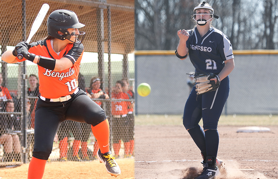 Benton and Kersch tabbed softball athlete and pitcher of the week