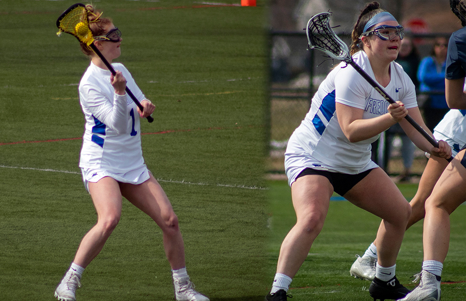 Fredonia's Woods and Brown Tabbed SUNYAC Women's Lacrosse Athletes of the Week