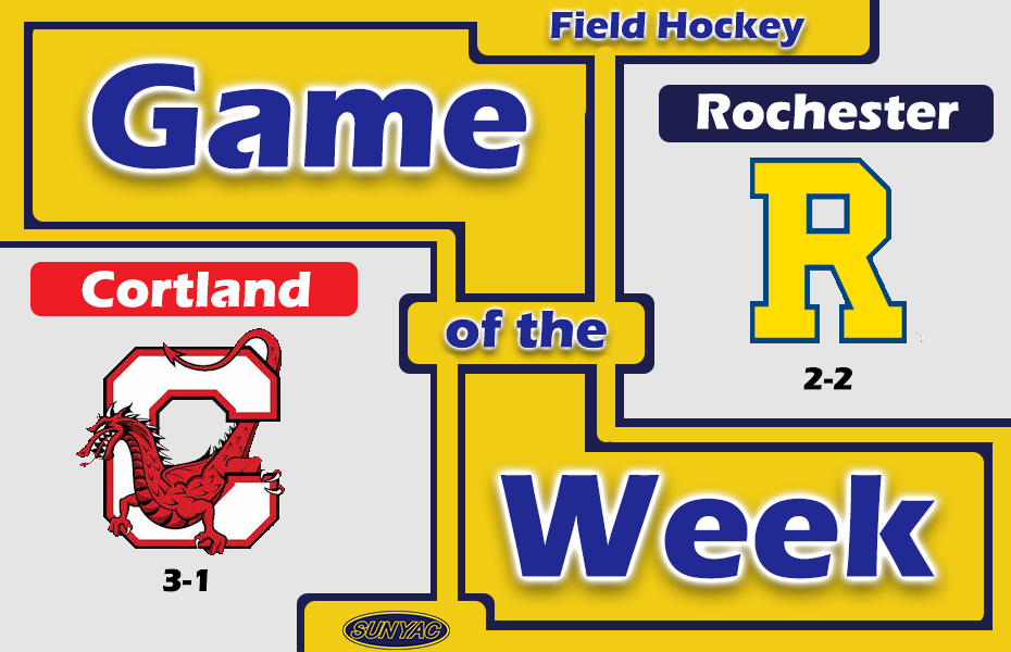 SUNYAC Game of the Week - Cortland Field Hockey beats Rochester in Overtime Win