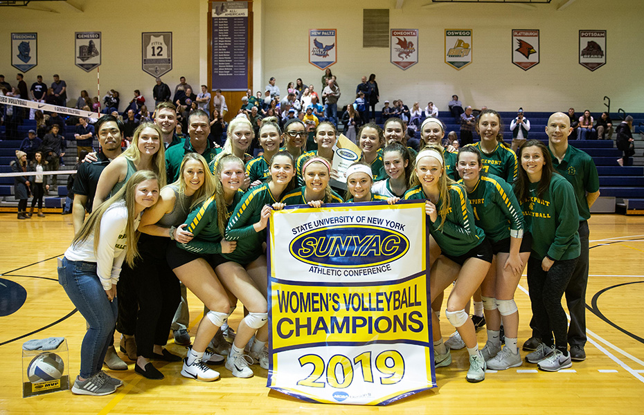 Brockport captures 2019 SUNYAC women's volleyball title