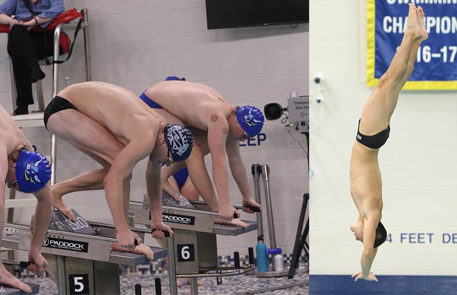 Weber and Meder Named SUNYAC Men's Swimmer and Diver of the Week