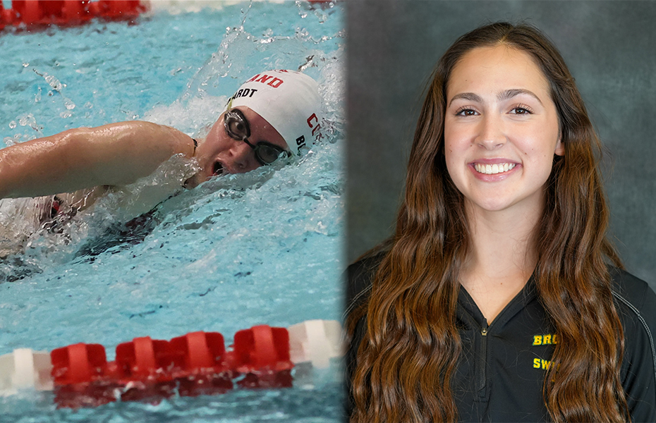 Bernhardt and Russ Earn SUNYAC Women's Swimmer and Diver of the Week Recognition
