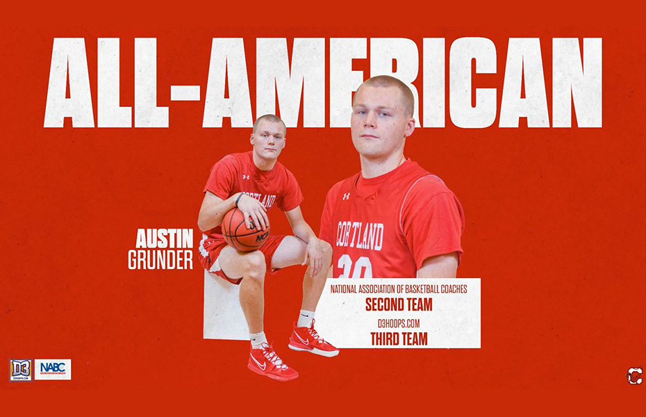 Austin Grunder Named to NABC and D3hoops.com All-America Teams
