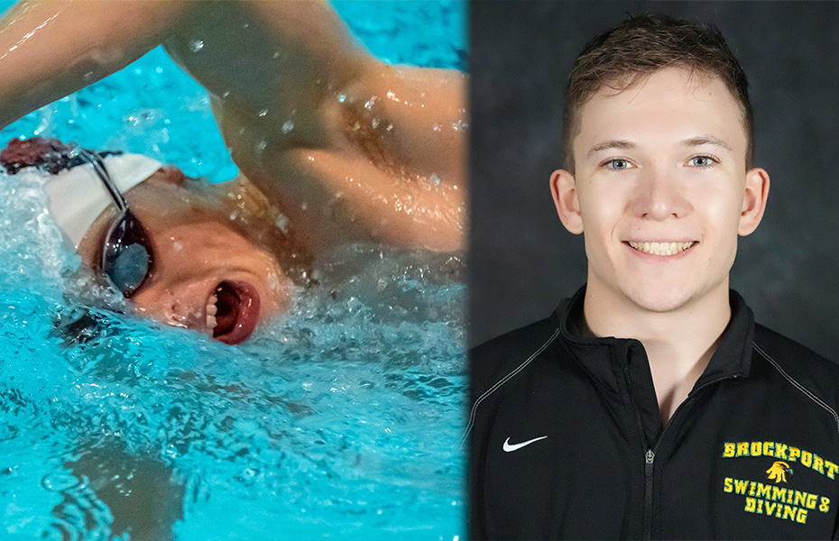 Orcutt and Mueller Named SUNYAC Men's Swimmer and Diver of the Week