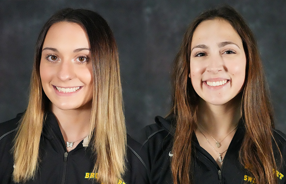 Brockport's Lefrois-Heath and Russ Selected SUNYAC Women's Swimmer and Diver of the Week